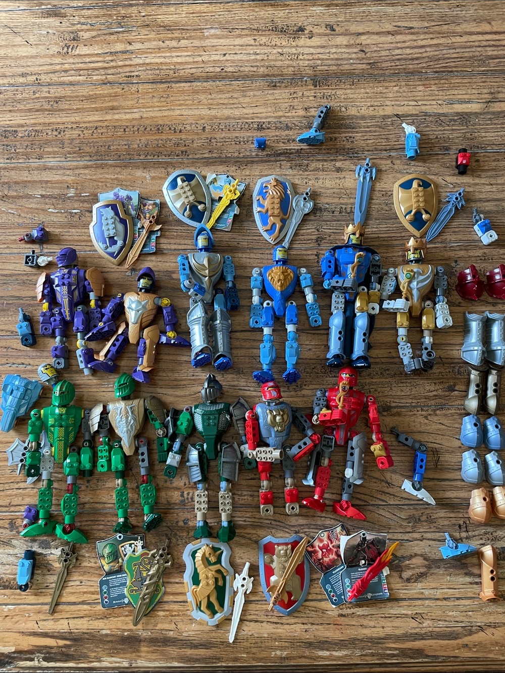 Lego Vintage Knights of the Kingdom Huge Lot with Spare Parts